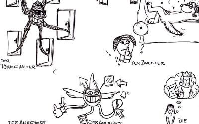 Eine Typologie der Ausbremser und Vom-Ziel-Abhalter